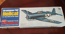 Guillow's Authentic Scale Model Grumman F6F Hellcat US Navy WW2 Carrier Fighter