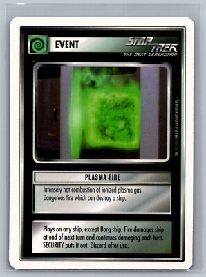 Star Trek CCG Plasma Fire TCG Decipher Premiere 1995 Beta
