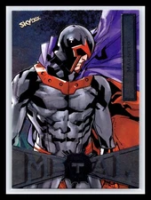 2021 Skybox Marvel Metal Universe #47 Magneto Low Series Base