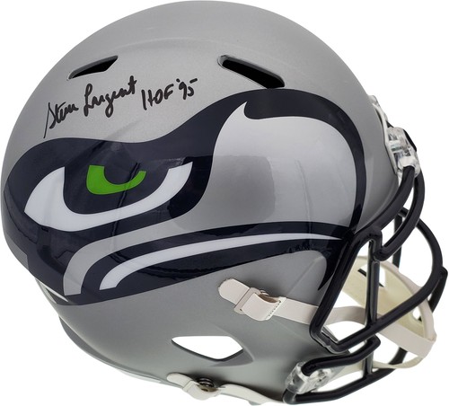 STEVE LARGENT AUTOGRAPHED SEAHAWKS AMP 