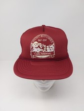 Vtg 1991 Mount Rushmore 150 Year Golden Anniversary Roped Snapback Trucker Hat