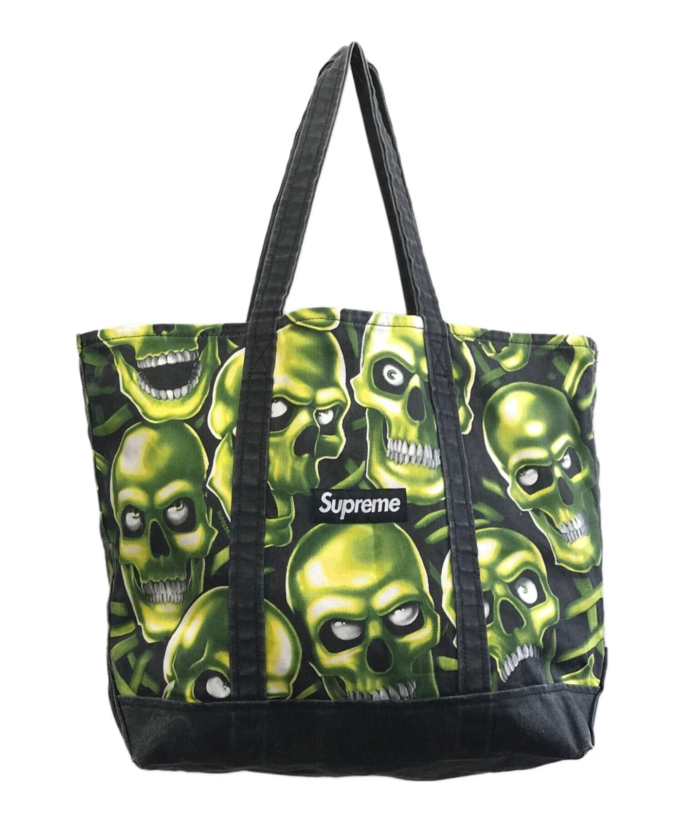 【SUPREME】SAC FOURRE TOUT SUPREME crâne bleu liquide homme de collection