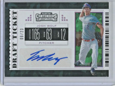 Josh Wolf 2019 Panini Contenders Draft Picks Foil Autograph Rookie #06/23
