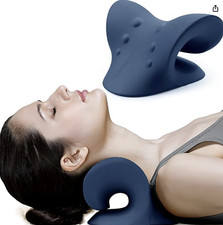 Neck Shoulder Relaxer Rest Pillow/Neck Stretcher Cervical Spine Health