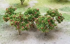 MP SCENERY 6 Apple Trees N Gauge Fruit Trees Model Railroad Farm Layout Handmade