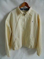 Ralph Lauren Yellow Classic Jacket with Blue Pony Size XXL Made in USA!