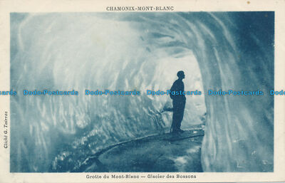 R085664 Chamonix Mont Blanc. Grotte du Mont Blanc. Glacier des Bossons. G. Tairr
