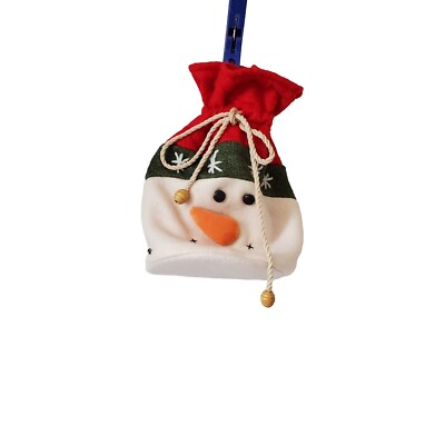 Snowman Drawstring Bag For Gifts Or Decoration 8