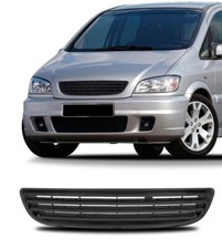 Kühlergrill Sportgrill Gitter Front Grill ohne Emblem für Opel Zafira A Schwarz
