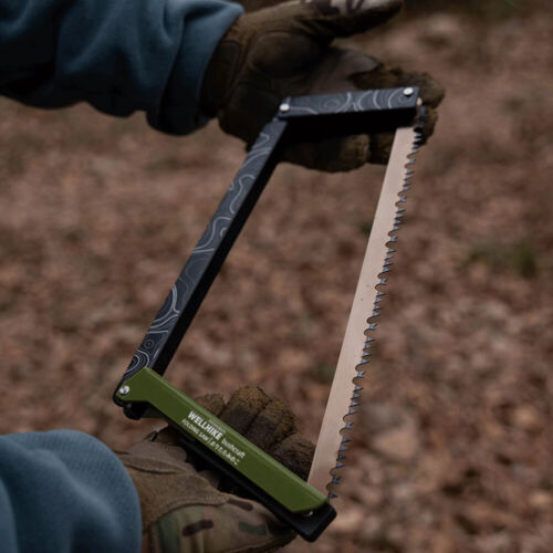 Folding Saw with Storage Bag Multifunctional Camping Handsaw for Wood (Green) - Picture 7 of 12