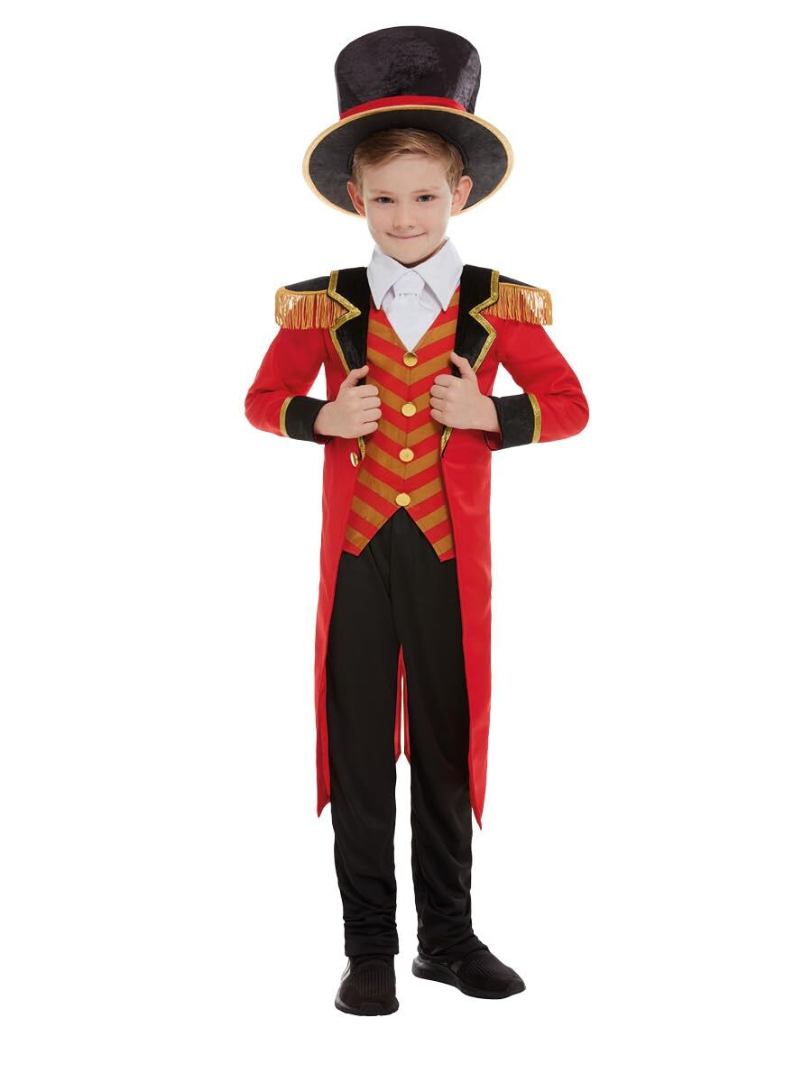 Smiffys Deluxe Ringmaster Costume, Red (Size S)