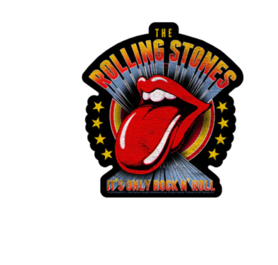 THE ROLLING STONES - IT'S ONLY ROCK - STICKER - BRAND NEW - MUSIC