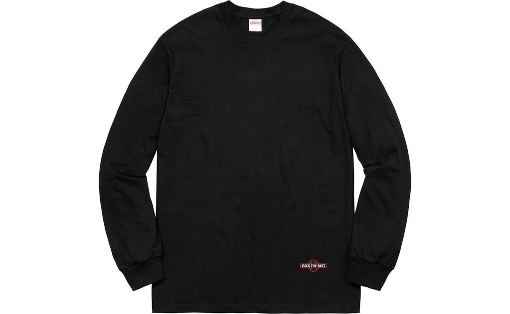 【中古美品】Supreme 21SS Fuck Tee Lサイズ　黒 Supreme Independent F the Rest L/S Tee Black - Small - FW17 | eBay