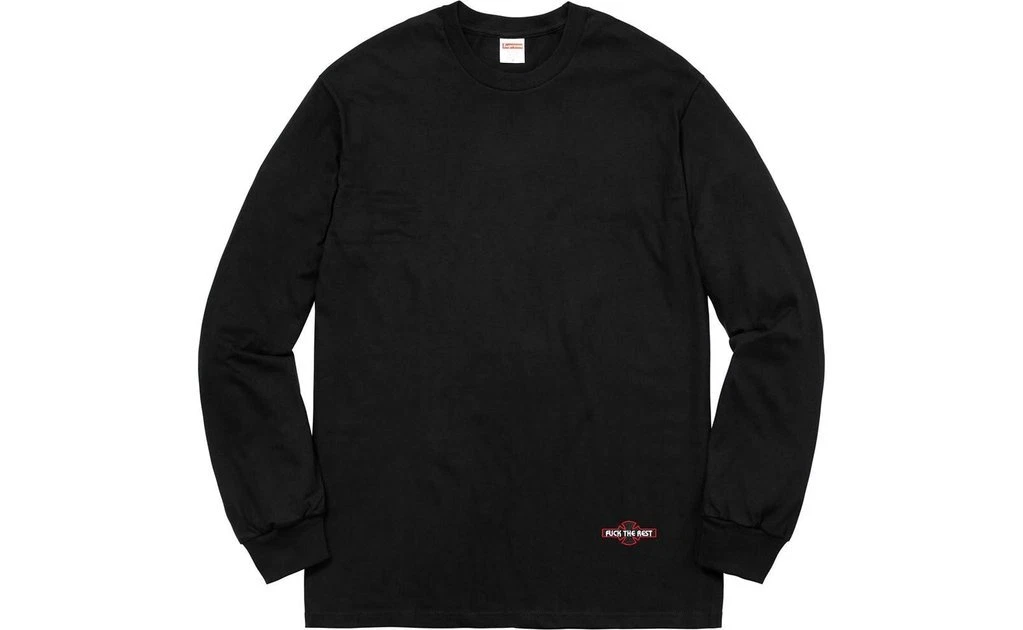 Supreme Independent F the Rest L/S Tee Black   Small   FW17