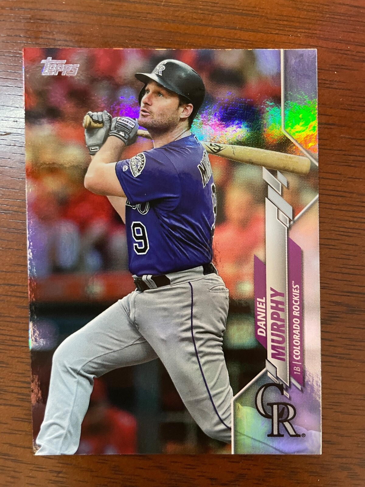 2020 Topps Rainbow Foil #116 Daniel Murphy - Rockies