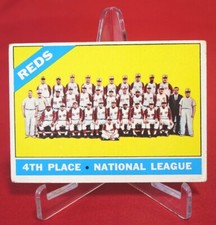 Cincinnati reds 4th Place 1966 TOPPS Baseball Card #59 NM