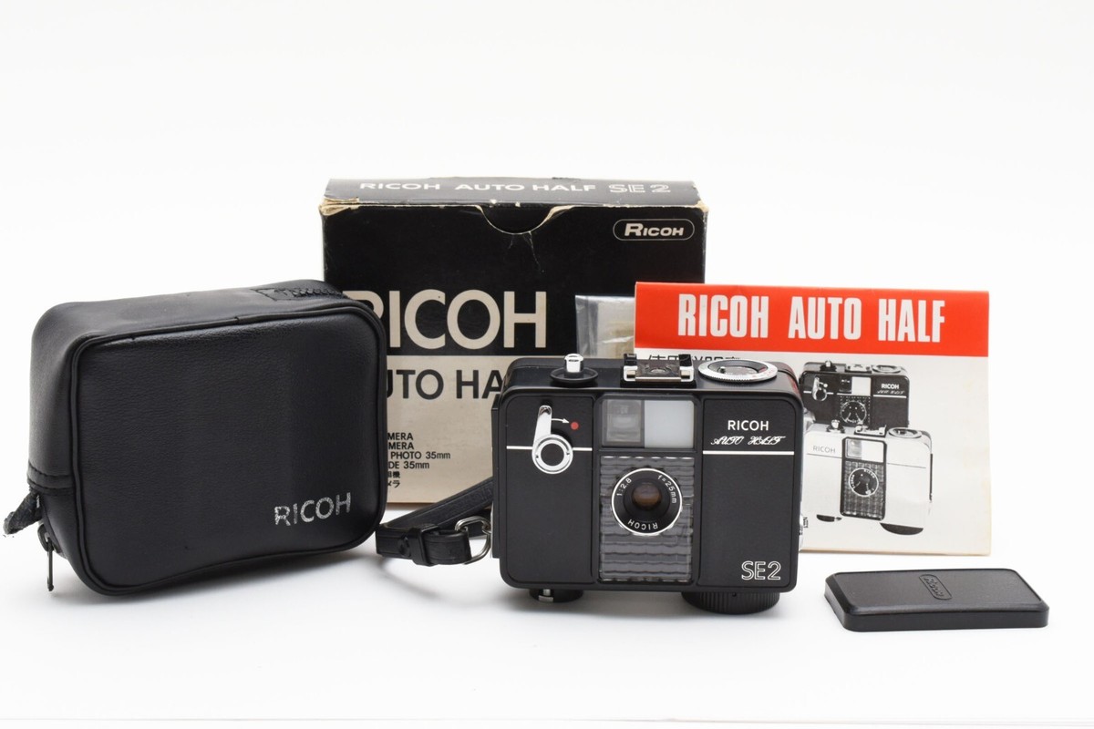 TOP MINT in BOX 》 Ricoh Auto Half Flame SE2 Black film 35mm