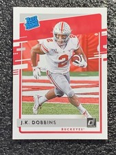 2020 Panini Chronicles Draft Picks Donruss Rated Rookie  J.K. Dobbins RC Ravens