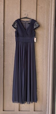 green emerald velvet dress Jessica Howard Women's Fit and Flare, Navy, 10 at Amazon Women's Clothing  store main image 1