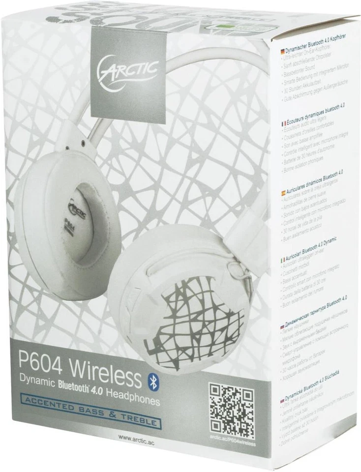 ARCTIC P604 Inalámbricos, Auriculares Dinámicos Bluetooth 4.0, Diseño On-Ear Foto 3 de 4
