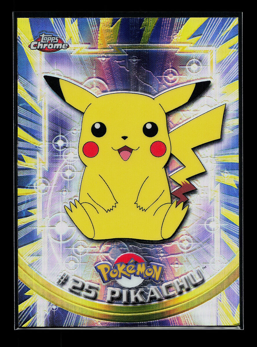 SPECTRA Pikachu #25 - 2000 Topps Chrome Pokemon Card TV SPECTRA Pikachu #25 - 2000 Topps Chrome Pokemon Card TV
