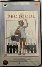 Protocol 1985 VHS Clamshell Goldie Hawn Chris Sarandon VHSshopCom 