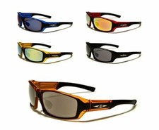 X Loop Sunglasses Mirror Sport Baseball Golf Fishing Plastic Frame For Men Women