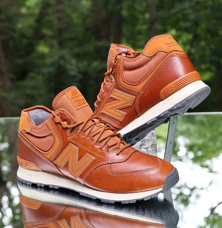 New Balance 574 Mid Rich Brown Men's Size 15 Custom MH574OAD | eBay