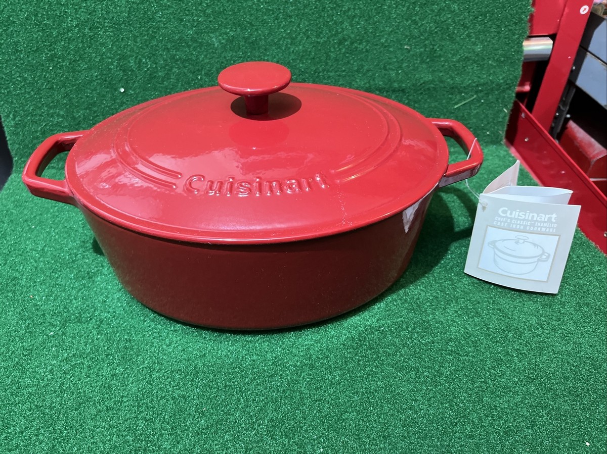 Cookware Cuisinart Round Dutch Oven CUISINART CHEFS ENAMELED QT