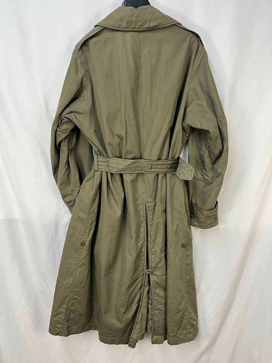 VINTAGE WWII REGULATION ARMY OFFICERS FIELD OVERCOAT SIZE 38L AUG