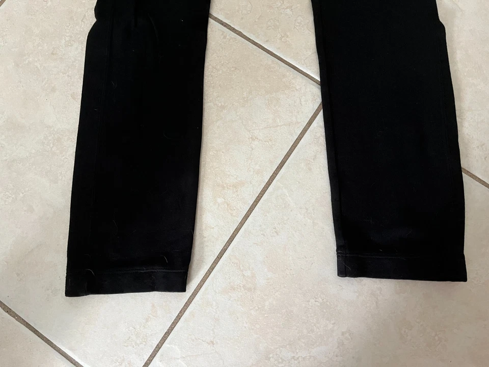 White House Black Market - Pantalones Jeggings Negro Talla M Rayón Foto 2 de 4