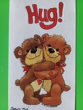 Vintage Suzy  s Zoo Sticker Module- Bear Hug