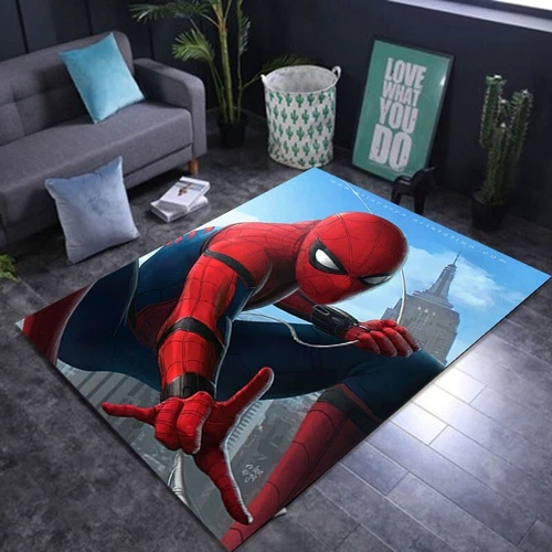 Marvels Spiderman Floor Rug Carpet Bedroom Doormat Living Room Bath Chair Rugs 8 - Picture 1 of 12