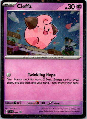 Cleffa - 095/SV-P - NM/M - Holo - Scarlet & Violet Promo - Pokemon