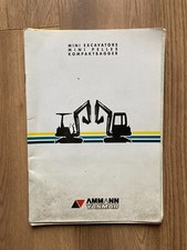 Yanmar mini digger excavator sales brouchure