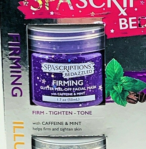 SPAScriptions Glitter Peel-Off Facial Mask Firming Illuminating Pore Refining - Picture 3 of 10