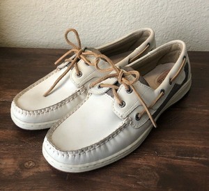 cream sperrys