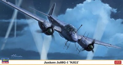 Hasegawa Junkers Ju88G1 NJG2 Night Fighter (Ltd Edition) - Plastic Model
