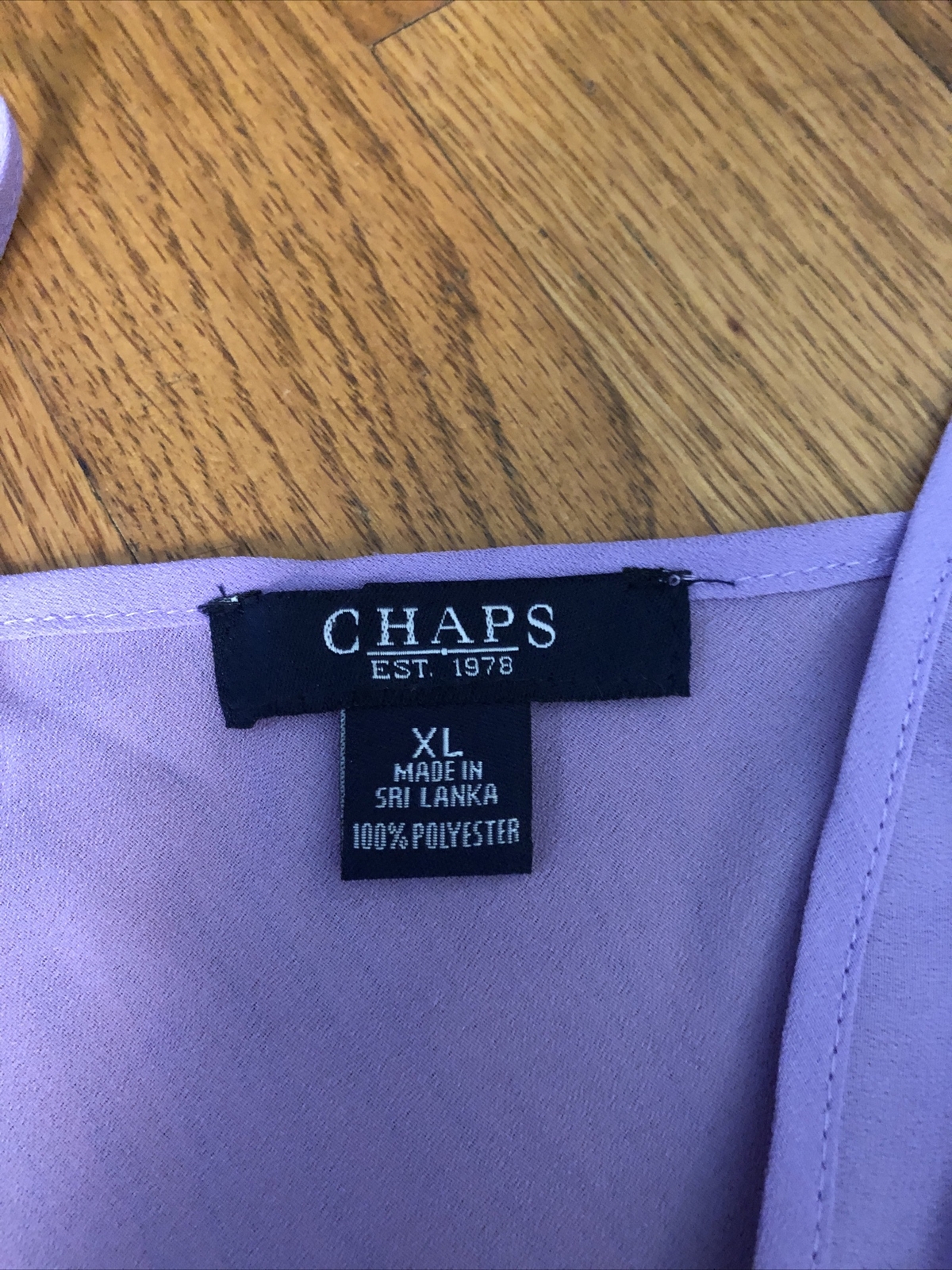 Chaps Womens Multicolor Patterned Sheer Shirt Wit… - image 7