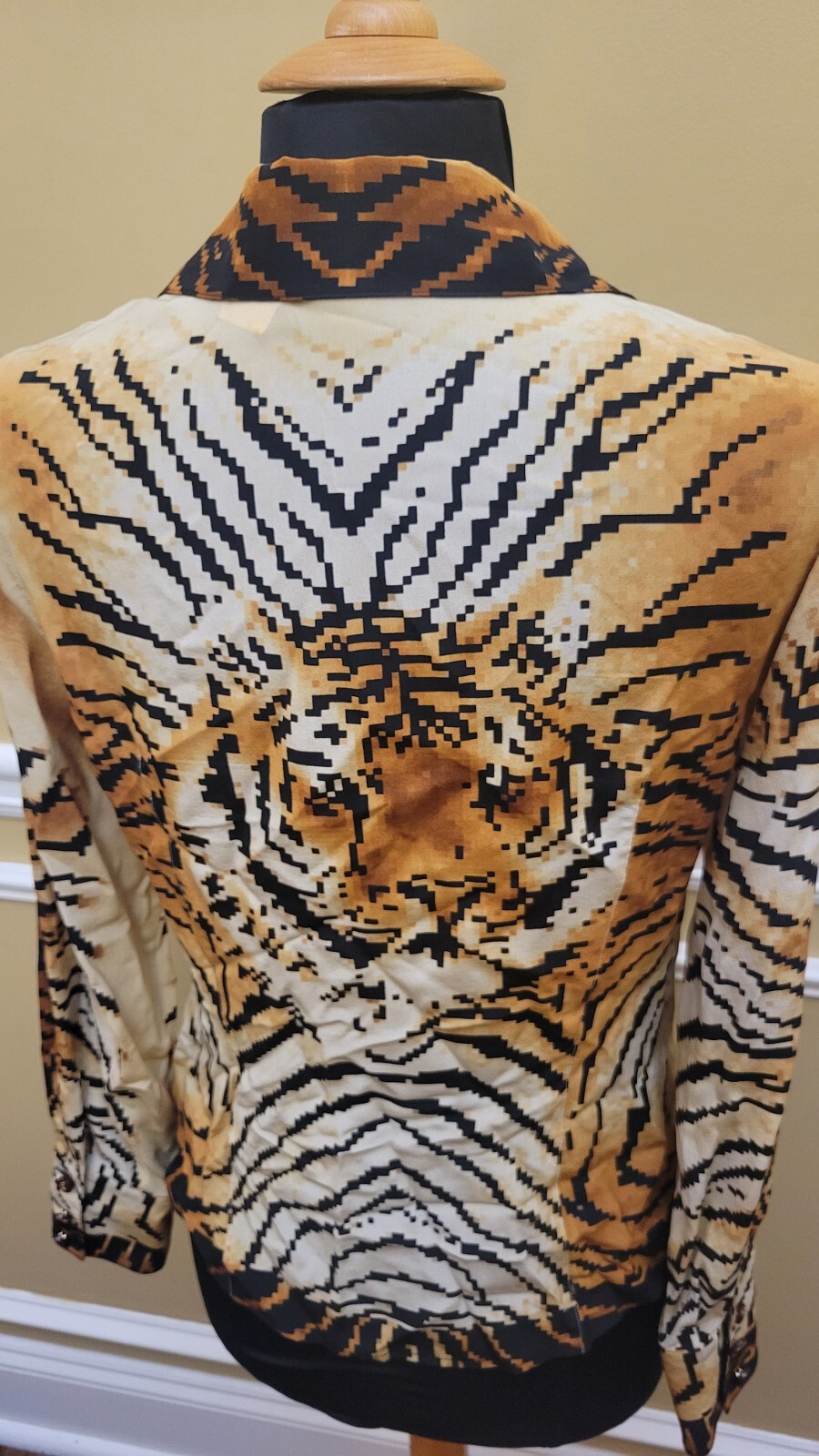 Escada Multi-Colored "Tiger" Blouse Size 40/US 8 - image 7