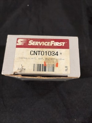 ServiceFirst CNT01034 Control Limit 160F NC SPST 125VA