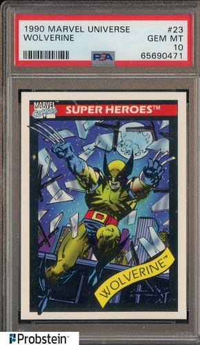 1990 Marvel Universe #23 Wolverine PSA 10 GEM MINT