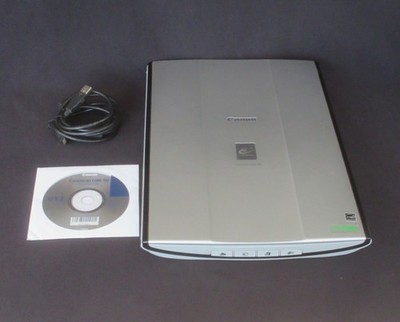 Canon CanoScan Lide90 FlatBed Scanner w/ Cable & CD/ROM Install Disk **Working**