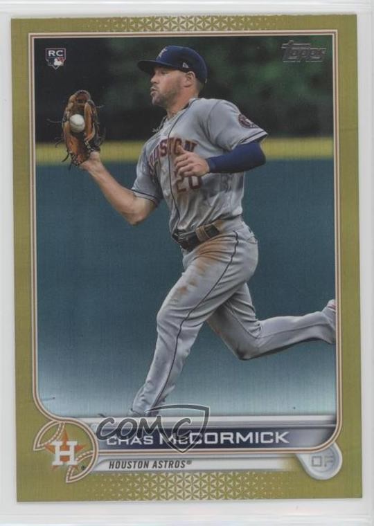 2022 Topps Series 1 Gold Foil Chas McCormick #135 01wi
