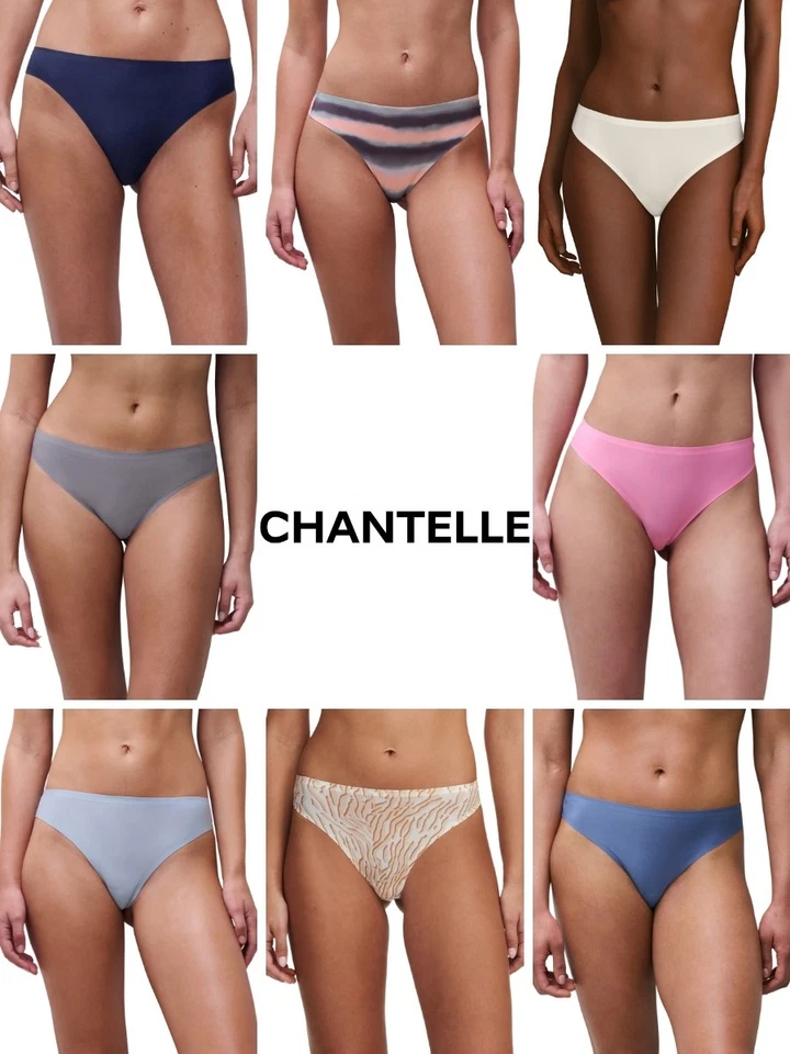Chantelle SoftStretch Thong String Mid Rise Knickers Seamless Underwear Lingerie - Image 1 of 1