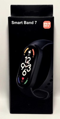 M7 Smart Band 7 Smart Bracelet Fitness Tracker Heart Rate Blood Oxygen NIP