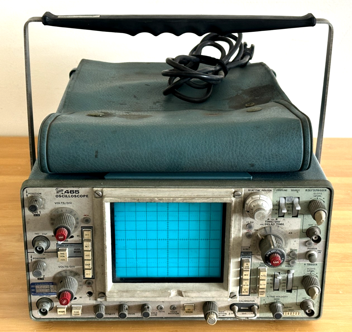 Tektronix 465 Analog Oscilloscope Operators P6065A Probe | eBay
