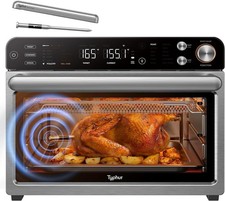 Sync Oven with Smart AI Wireless Meat Thermometer Probe, 12  in  1 Countertop