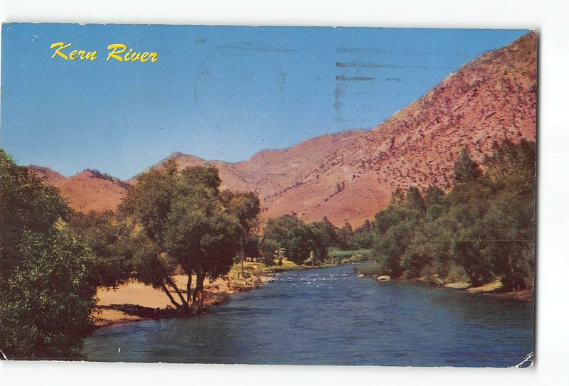 Kernville California CA Postcard 1965 Kern River
