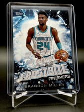 Topps 2025-26 Holiday Frostbite Finishers Brandon Miller Hornets -Case Hit